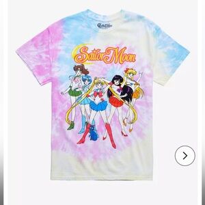 Sailor Moon Women’s Tie-Dye T-Shirt Size Small
